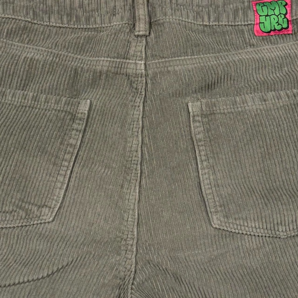 Empyre Olive Green Corduroy Straight Leg Pants